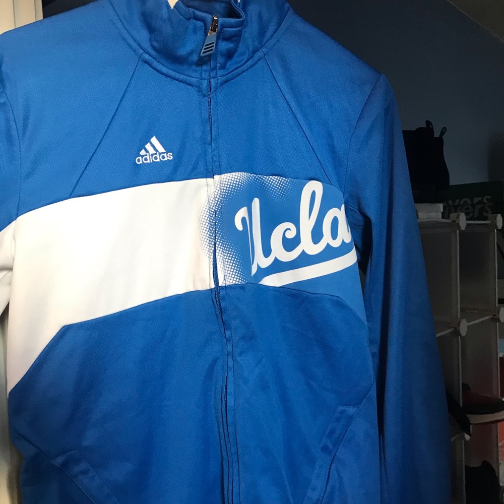 Zip up adidas athletic jacket
